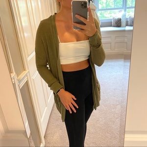 American Eagle Olive Green Cardigan